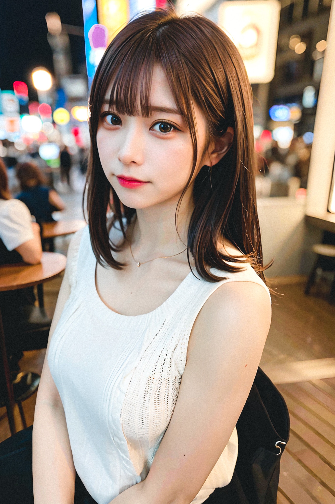 女主角 Rose 燦爛微笑